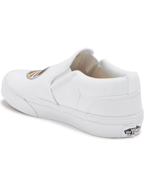 Asher Rainbow Heart Slip-On Sneaker