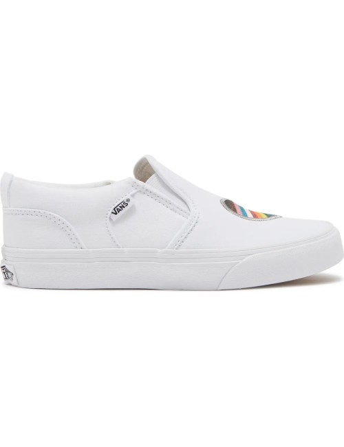 Asher Rainbow Heart Slip-On Sneaker