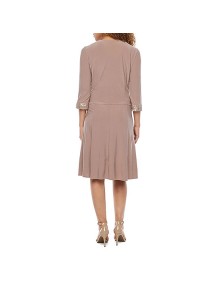 Maya Brooke - Robe veste ornée de sequins à manches 34