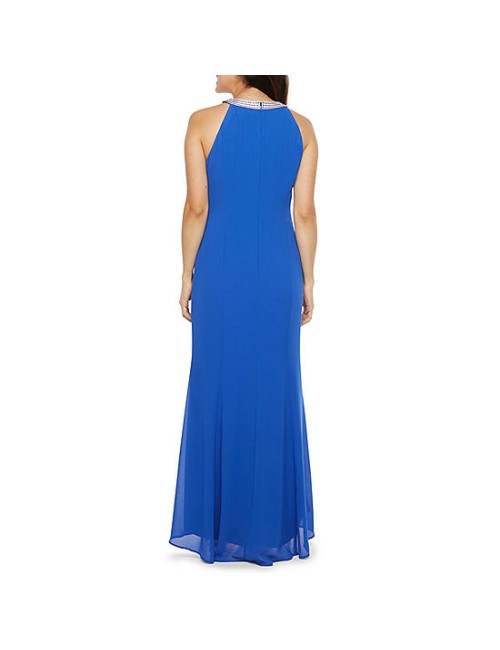 Robe de soirée ornée sans manches RM Richards