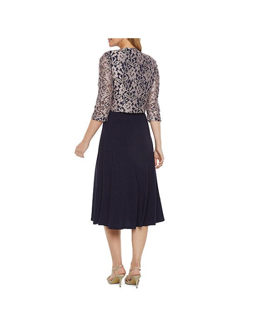 Robe veste en dentelle à manches 34 Jessica Howard