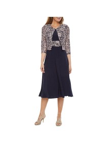 Robe veste en dentelle à manches 34 Jessica Howard