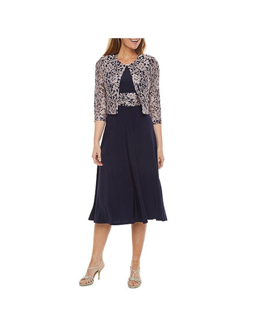 Robe veste en dentelle à manches 34 Jessica Howard